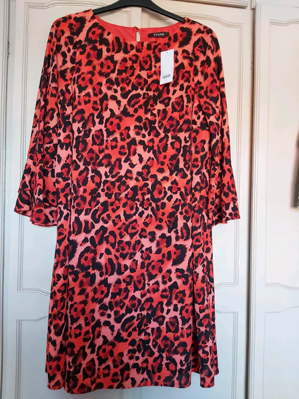 size 20 leopard print dress